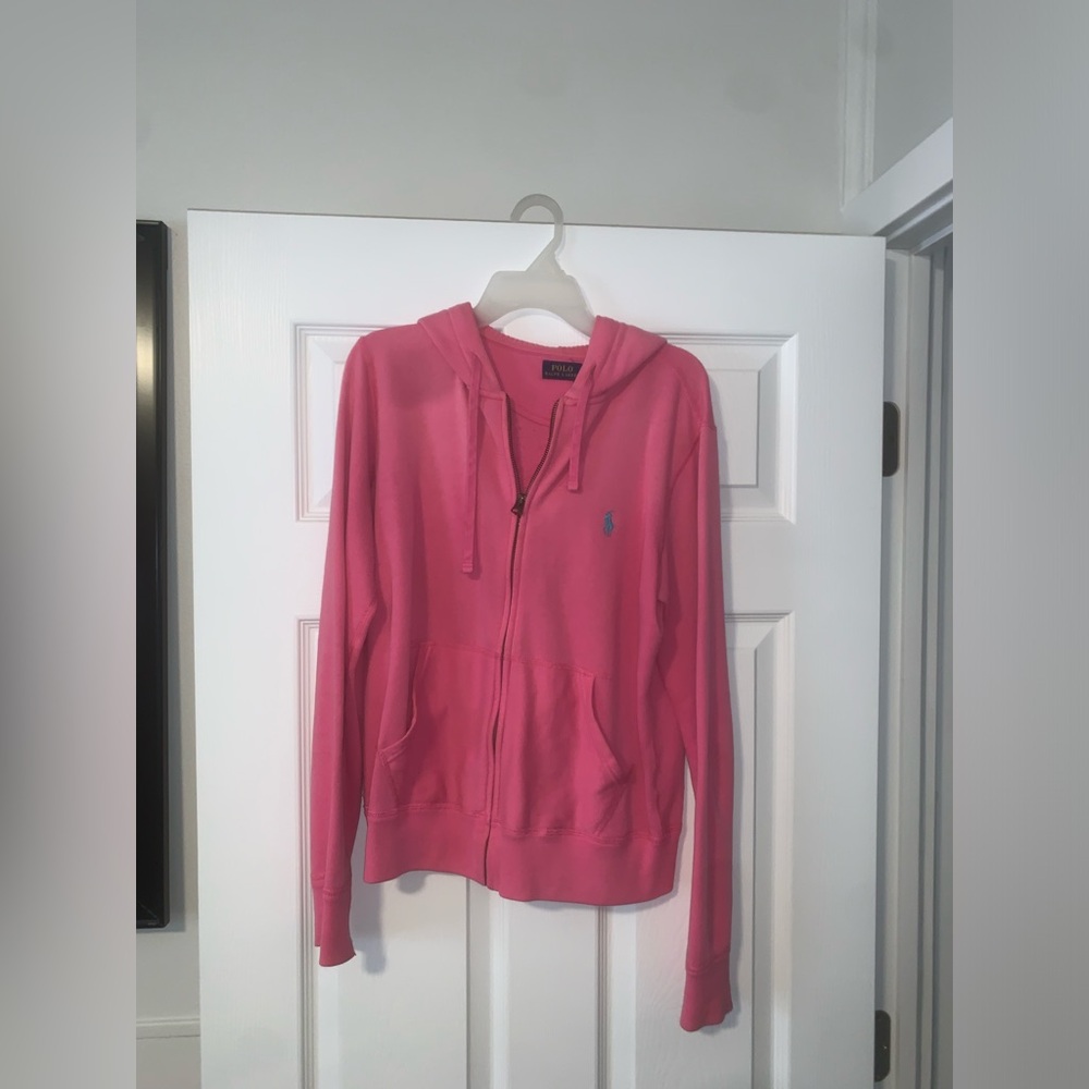 Polo by Ralph Lauren Pink Zip-Up Hoodie
